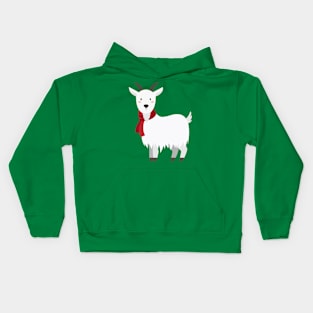 Christmas Goat Kids Hoodie